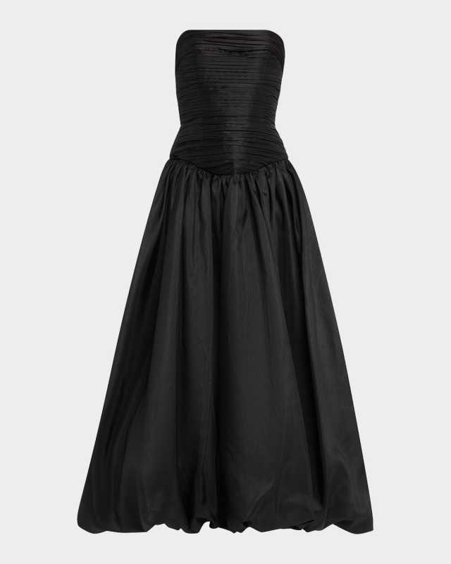 Georgina Strapless Ruched Bubble Gown